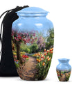 flowers urn for funeral - Keepsake urn For Ashes