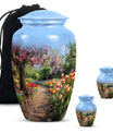 flowers urn for funeral - Keepsake urn For Ashes