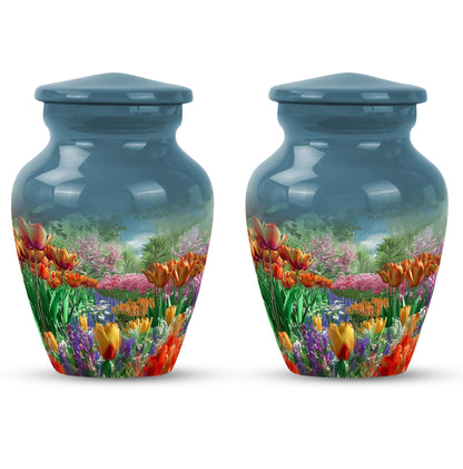  flowers urn for male 