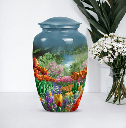  flowers urn for male 