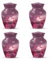 pink butterfly urn for dad, large cremation urn
