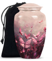 pink butterfly urn - Keepsake urn For Ashes