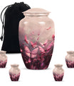 pink butterfly urn - Keepsake urn For Ashes