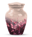 pink butterfly urn - Keepsake urn For Ashes