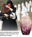 pink butterfly urn - Keepsake urn For Ashes