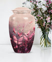 pink butterfly urn - Keepsake urn For Ashes