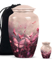 pink butterfly urn - Keepsake urn For Ashes