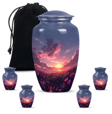 Large Urn with 4 Small Urn