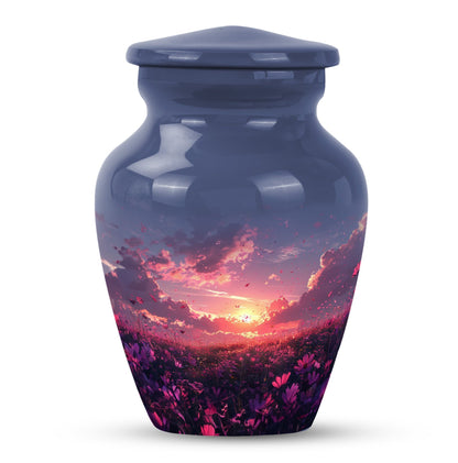  pink butterfly urn, classic memorial urn for ashes