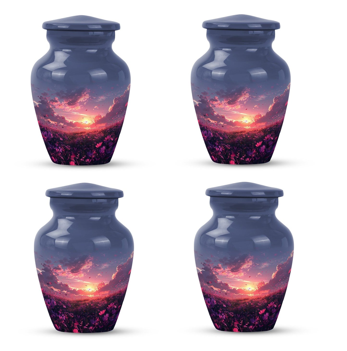  pink butterfly urn, classic memorial urn for ashes