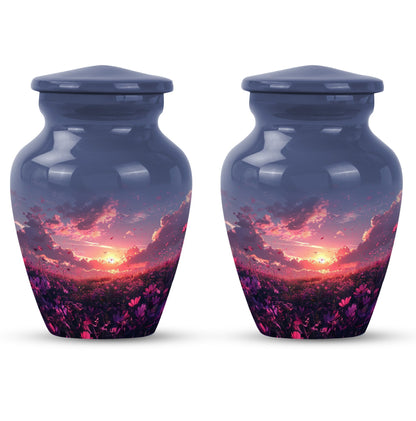  pink butterfly urn, classic memorial urn for ashes