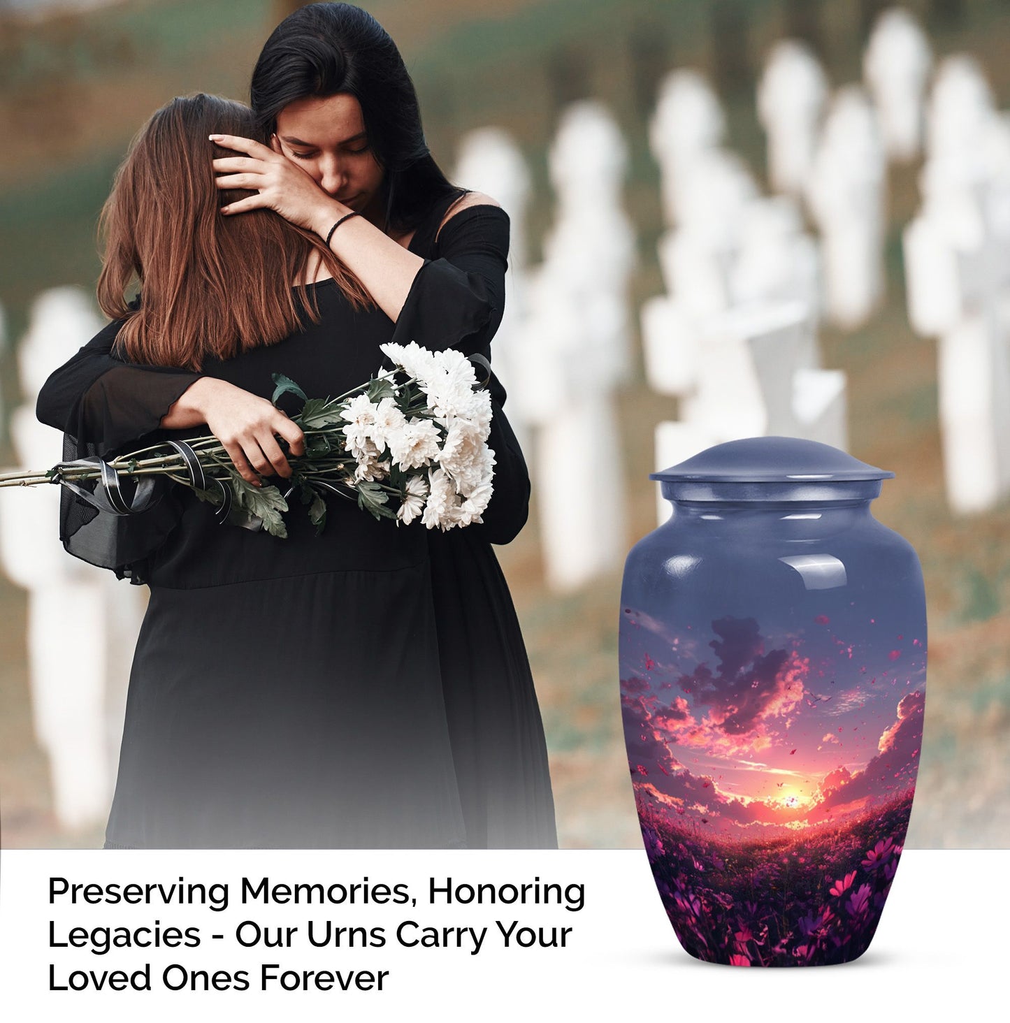  pink butterfly urn, classic memorial urn for ashes