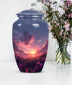  pink butterfly urn, classic memorial urn for ashes