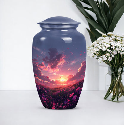  pink butterfly urn, classic memorial urn for ashes