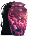 Pink Butterfly Memorial Urn