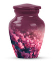 Pink Butterfly Memorial Urn