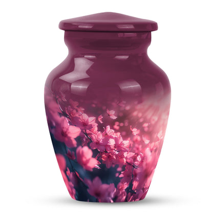Pink Butterfly Memorial Urn