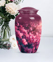Pink Butterfly Memorial Urn