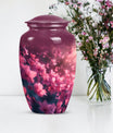 Pink Butterfly Memorial Urn
