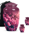 Pink Butterfly Memorial Urn
