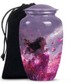  pink butterfly cremation urn, 