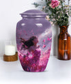  pink butterfly cremation urn, 