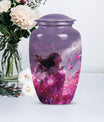  pink butterfly cremation urn, 
