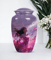  pink butterfly cremation urn, 
