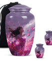  pink butterfly cremation urn, 