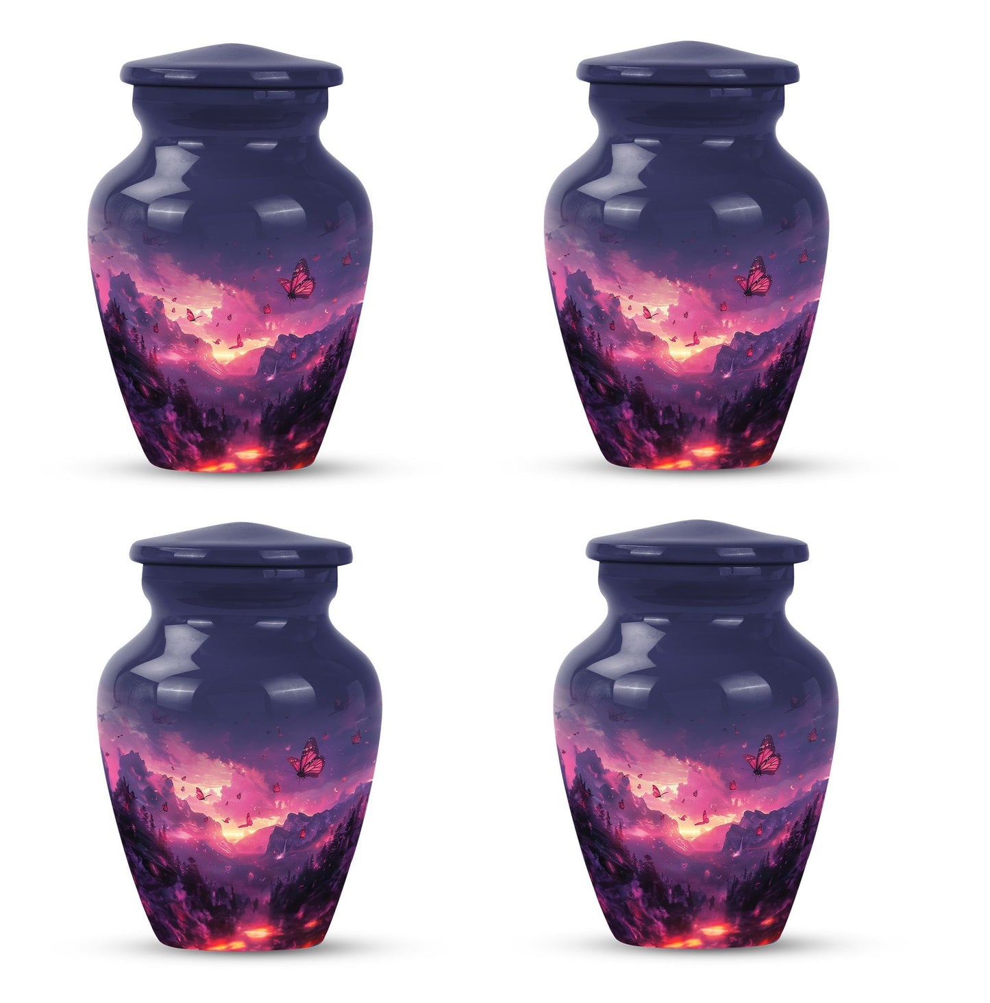 Pink Butterfly urn