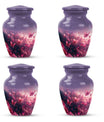 pink butterfly classic cremation urn,