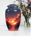 pink butterfly urn for women