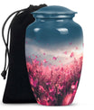  pink butterfly urn, memorial urns for human ashes