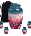  pink butterfly urn, memorial urns for human ashes