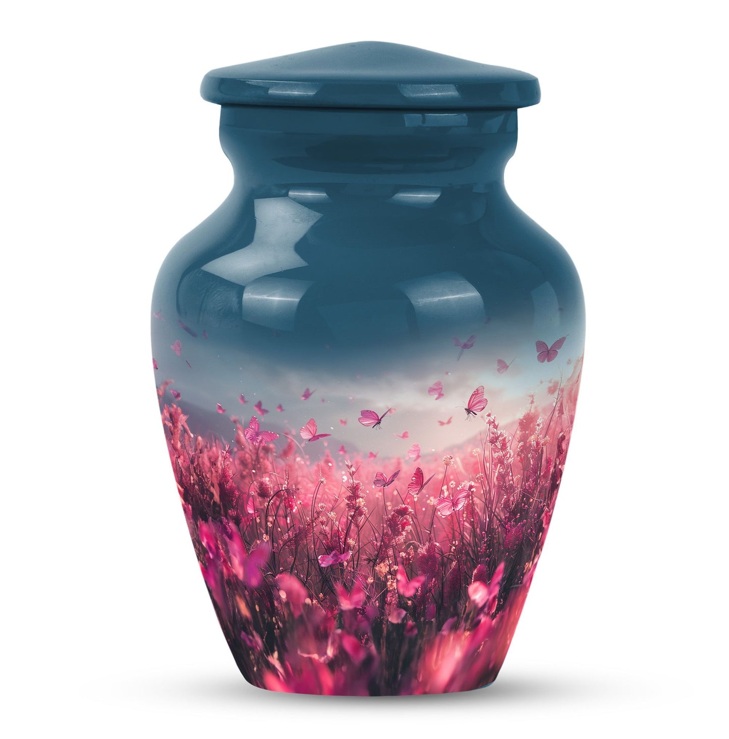  pink butterfly urn, memorial urns for human ashes