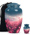  pink butterfly urn, memorial urns for human ashes