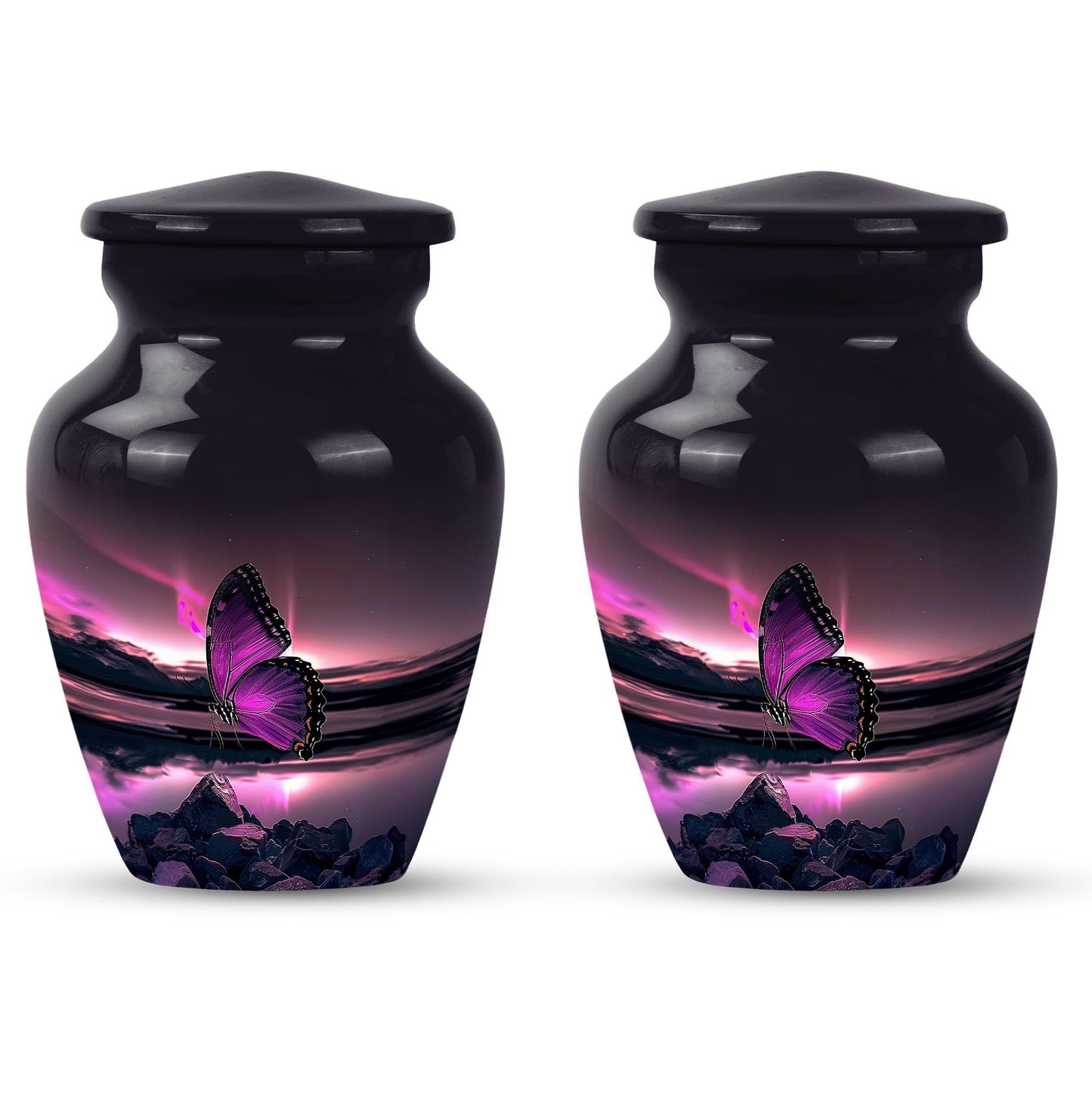 butterfly urn for human ashes