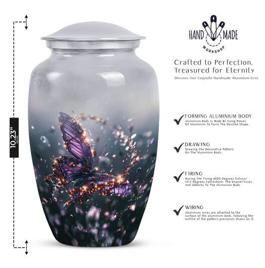 butterfly urn for adult female ashes