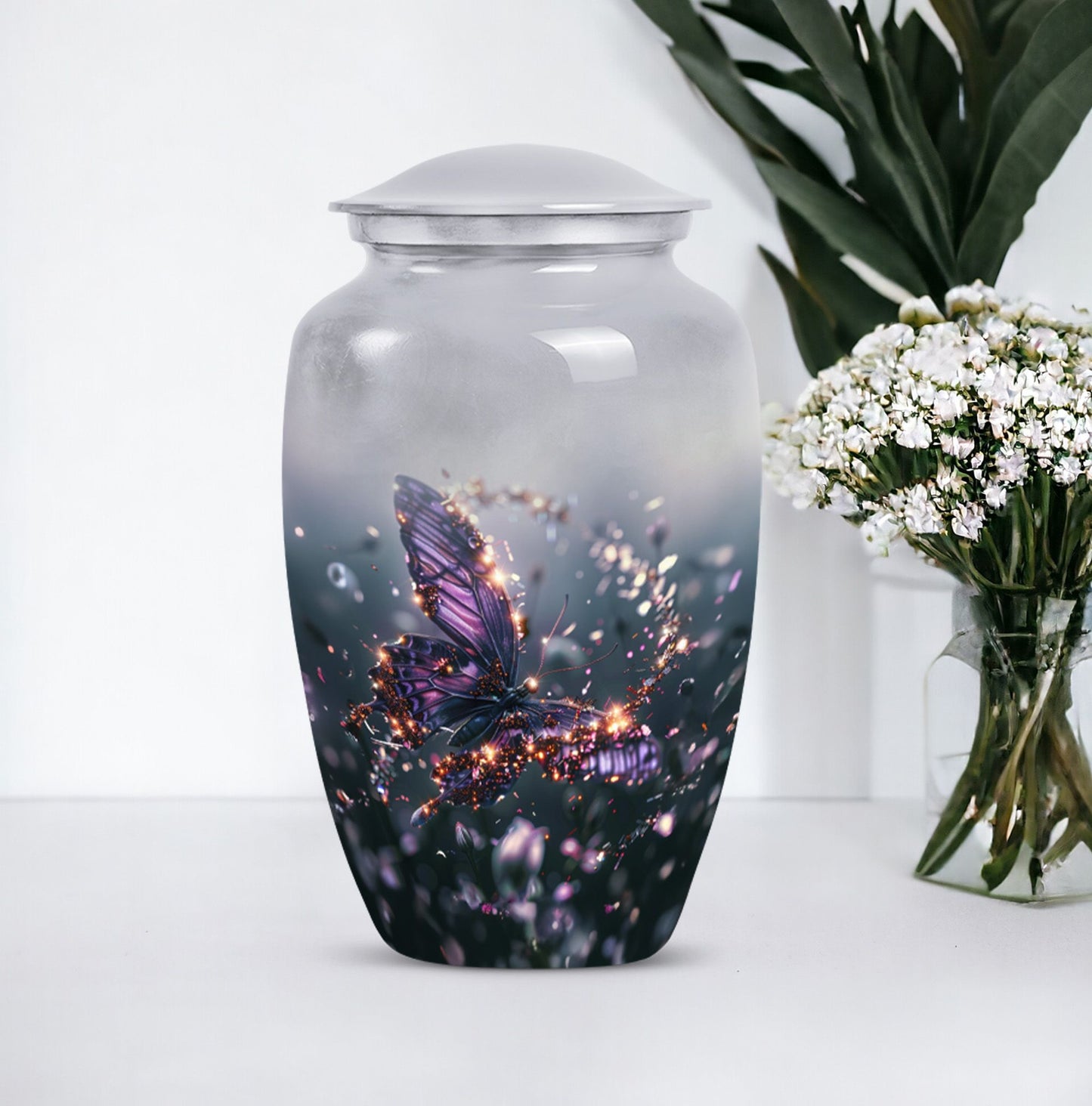 butterfly urn for adult female ashes