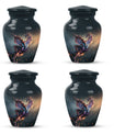 purple butterfly urn