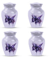  purple butterfly urn for cremation ashes