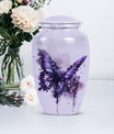  purple butterfly urn for cremation ashes