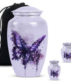  purple butterfly urn for cremation ashes