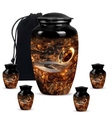 Large Urn with 4 Small Urn