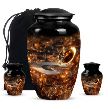 Large Urn with 2 Mini Urn