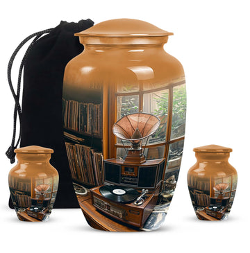 Large Urn with 2 Mini Urn