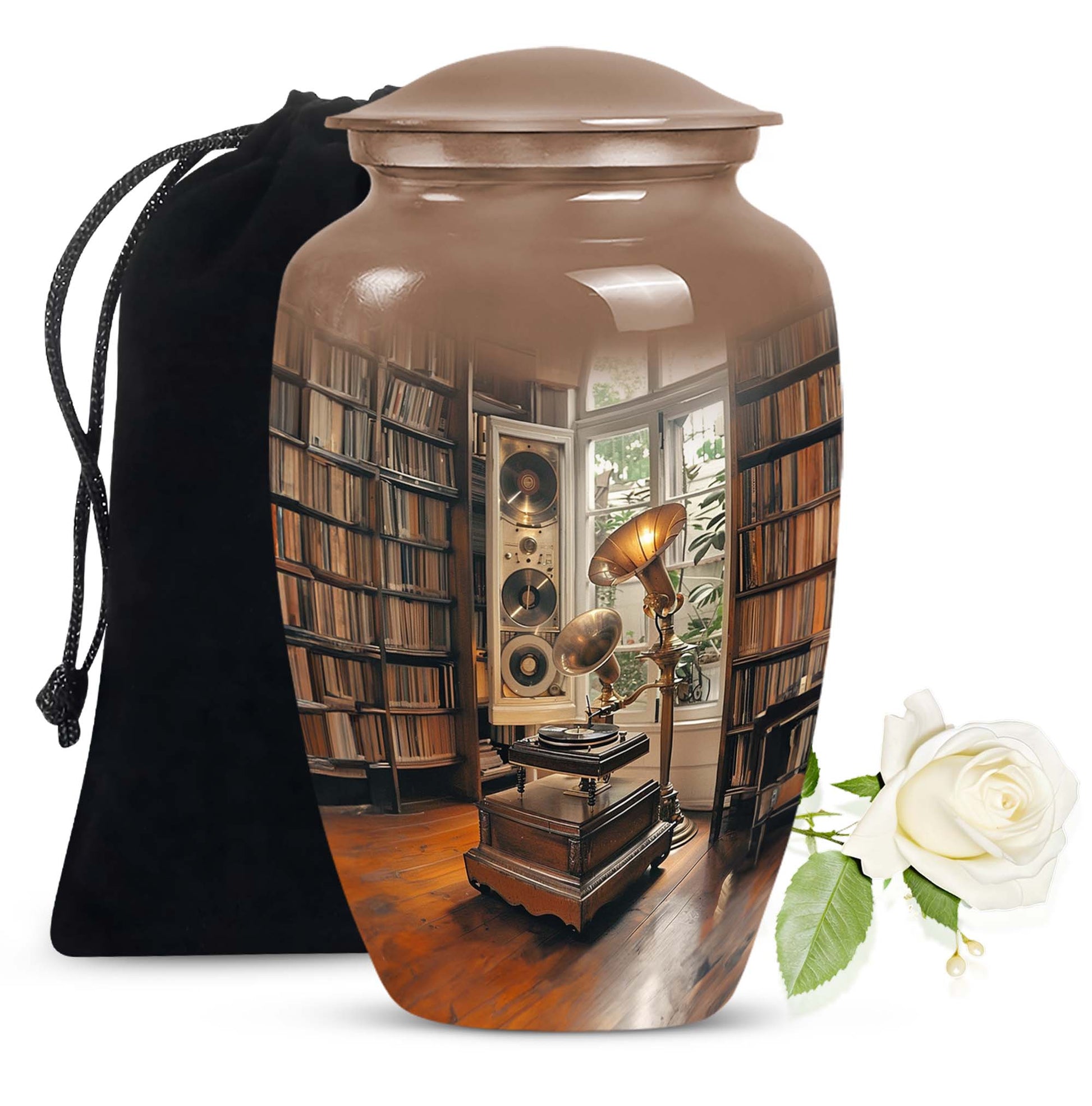  Gramophone Urn for adult cremation ashes
