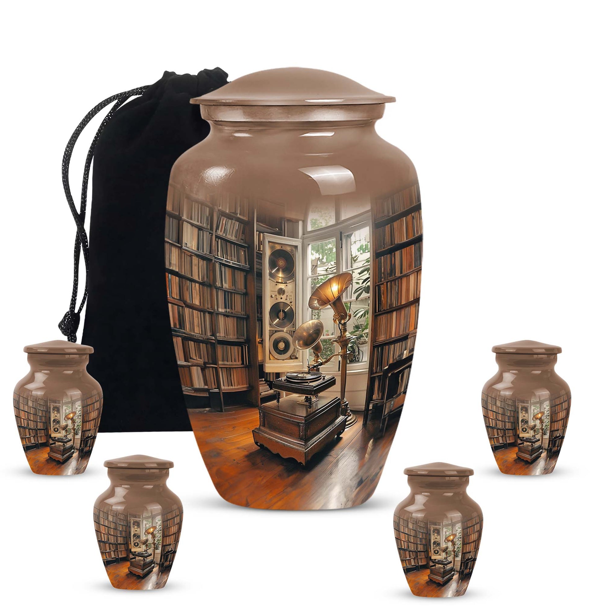  Gramophone Urn for adult cremation ashes
