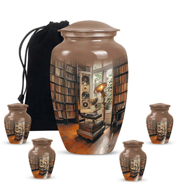 Large Urn with 4 Small Urn