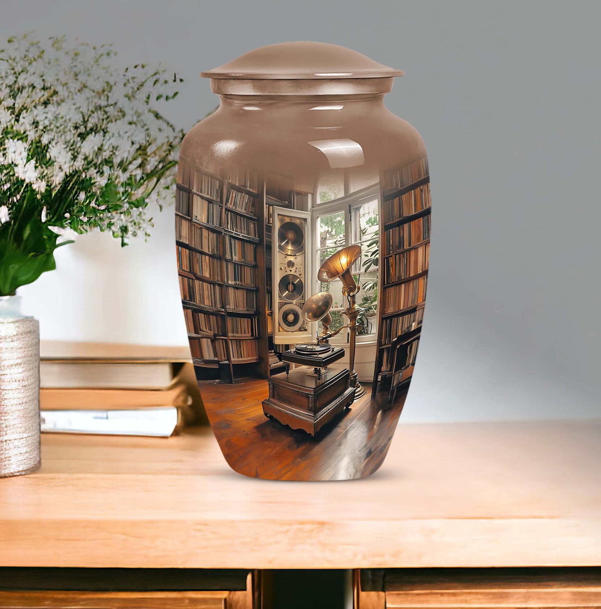  Gramophone Urn for adult cremation ashes
